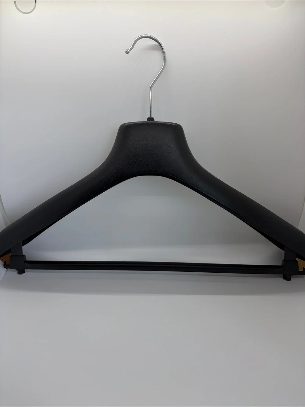 Reiss Black Padded Suit Hanger with Pant Bar